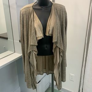 Miilla sweater in tan/neutral. Brand new, with tags. Size medium.